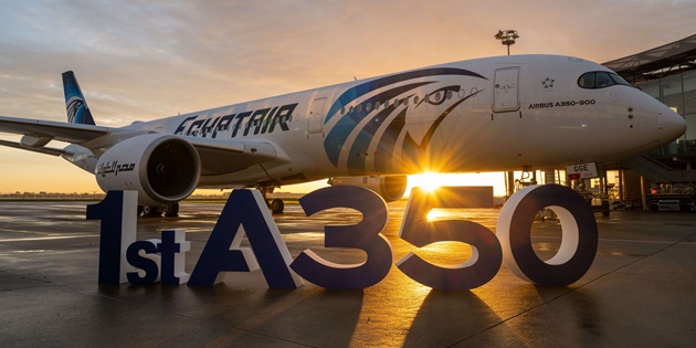 EGYPTAIR, 16 Adet Airbus A350-900 Uçağından İlkini Teslim Aldı